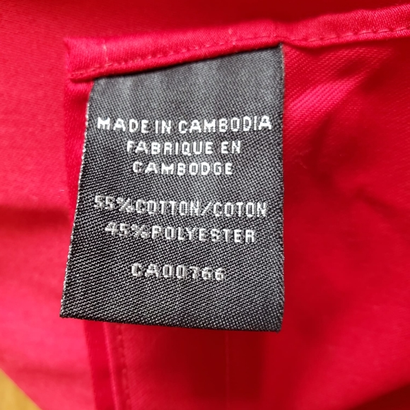 NWOT Bellissimo Men's Dress Shirt - Red 16R 32/33 - Picture 8 of 8